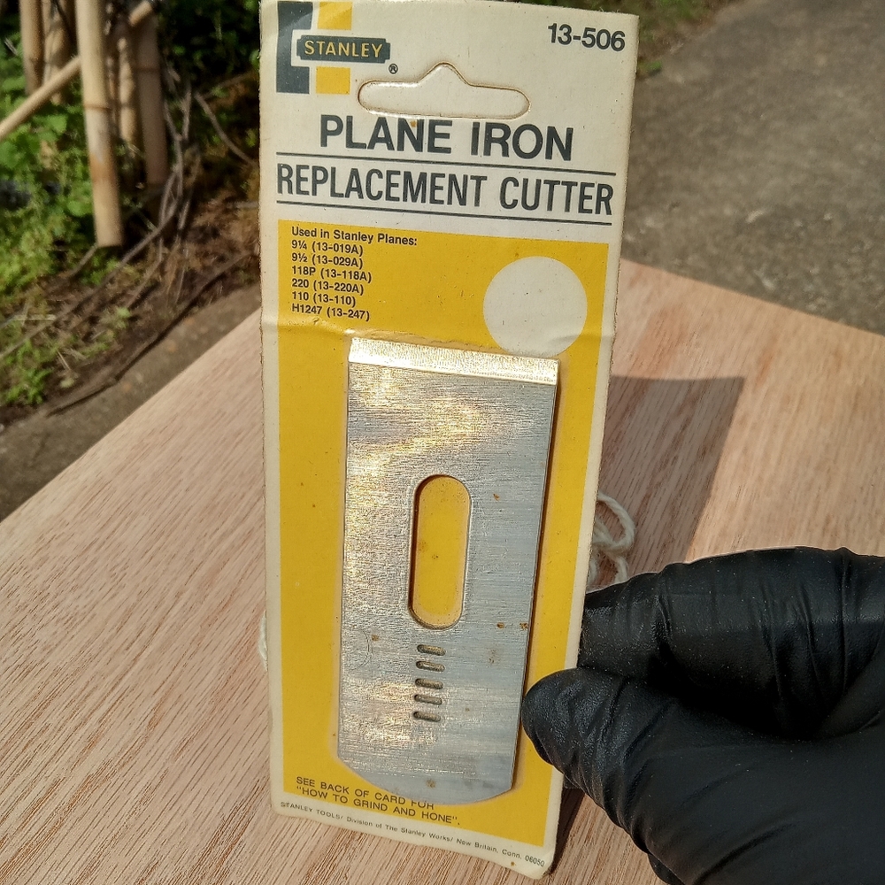 Stanley Plane Iron Replacement Cutter